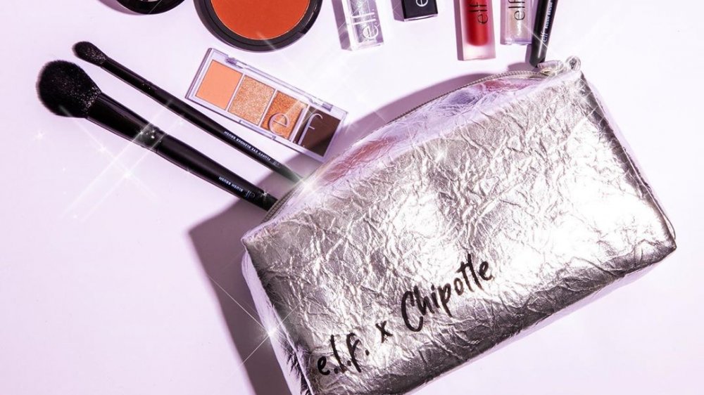 E.L.F x Chipotle Makeup Bag