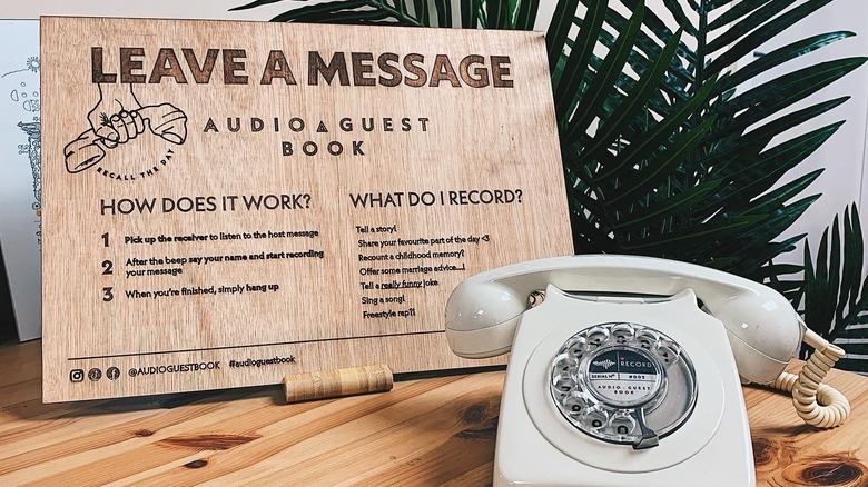 Audio Guest Book setup