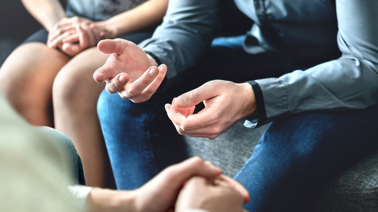 Couple in a therapy session