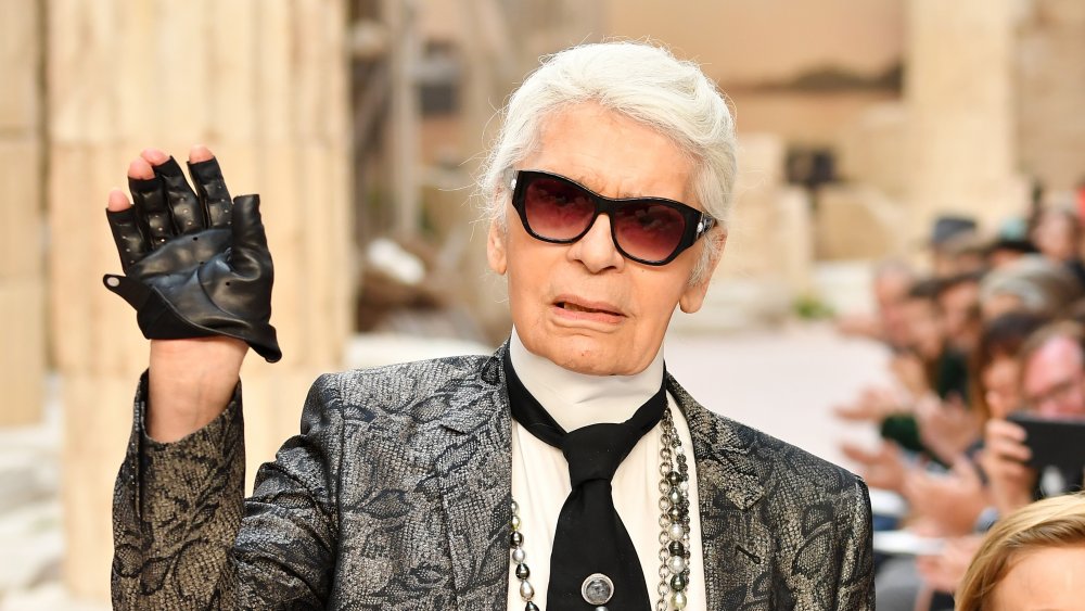 Karl Lagerfeld, who collaborated with H&M