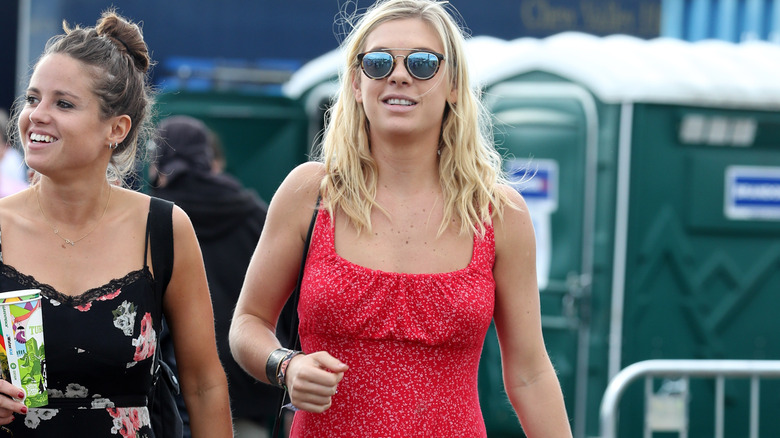 Chelsy Davy at a festival