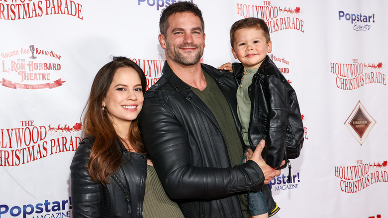 Kimberly, Brant, and Wilder Daugherty on the red carpet