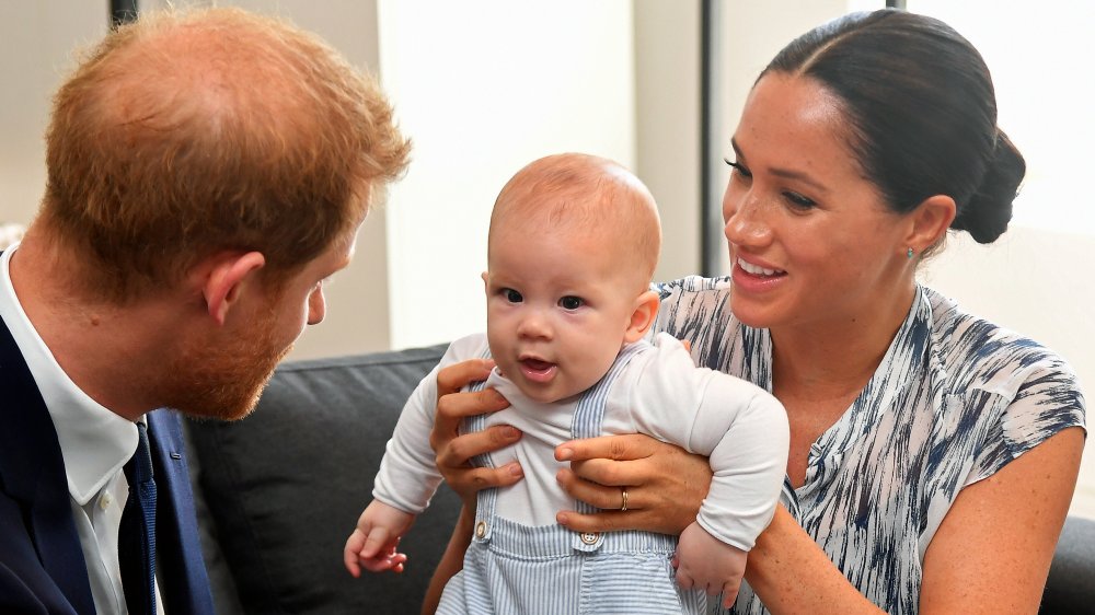 Meghan Markle with son Archie