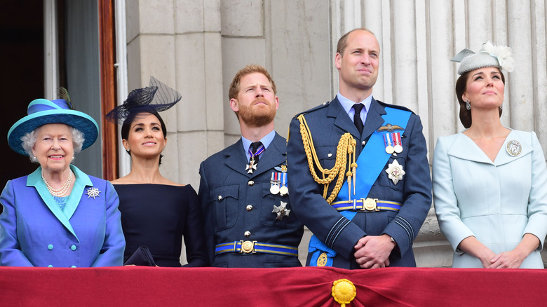 Queen Elizabeth Meghan Markle Prince Harry Prince William Kate Middleton