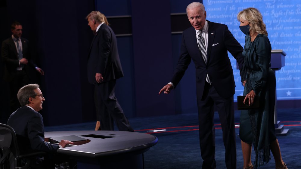 Joe Biden before debate started