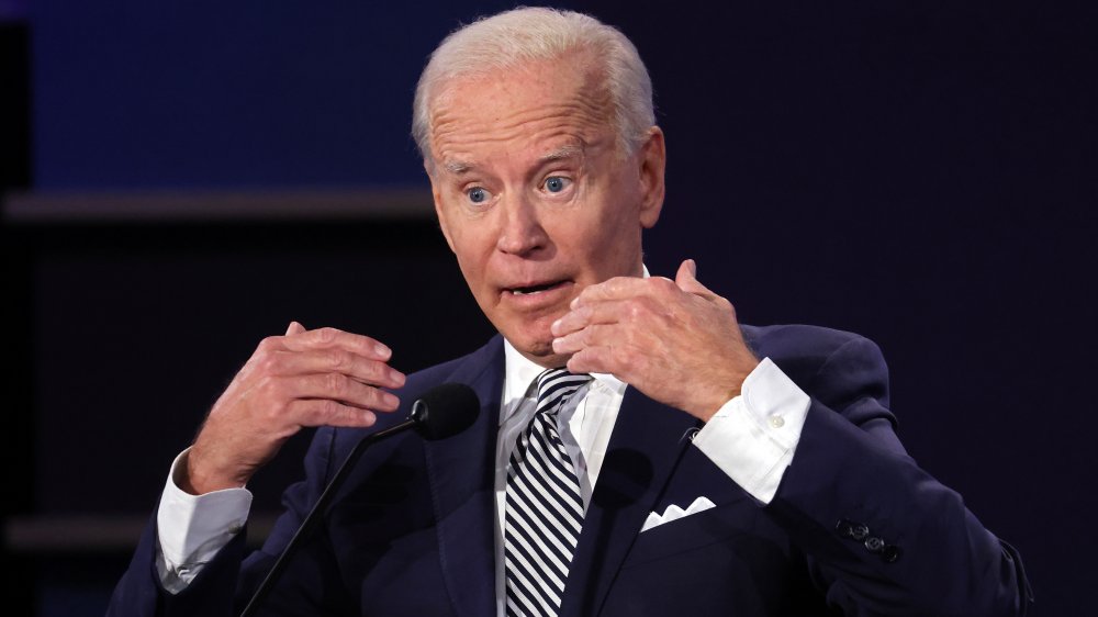 Joe Biden face during debate