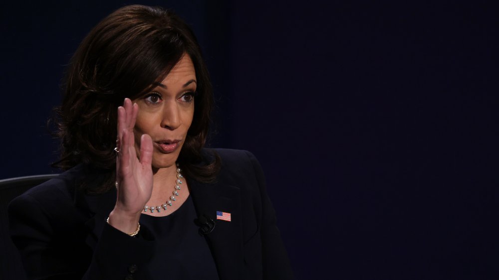 Kamala Harris talks about Trump at VP debate