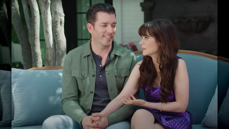 Zoey Deschanel and Jonathan Scott 