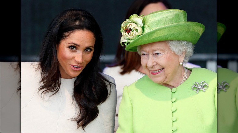 Meghan Markle and Queen Elizabeth attend an event together