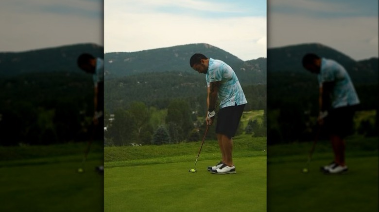 Rico León on golf course