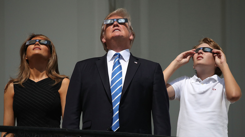 First family during 2017 solar eclipse