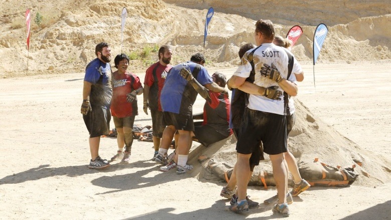 Contestants getting dirty on The Biggest Loser