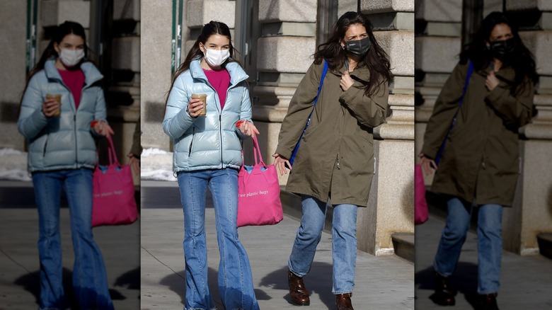 Suri Cruise and Katie Holmes