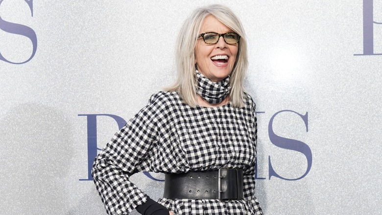 actress Diane Keaton laughing