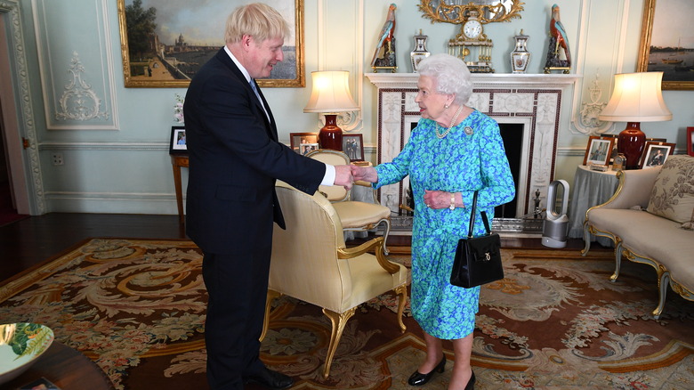 Queen Elizabeth meets Boris Johnson 2019