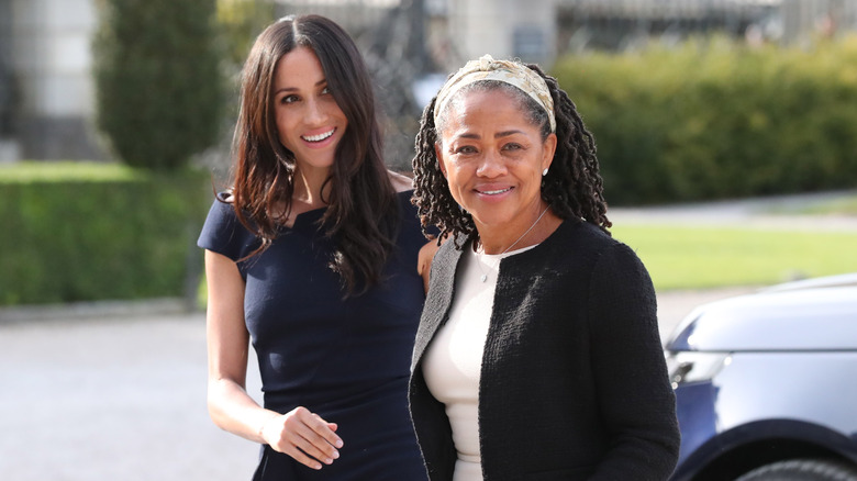 Meghan Markle and Doria Ragland 