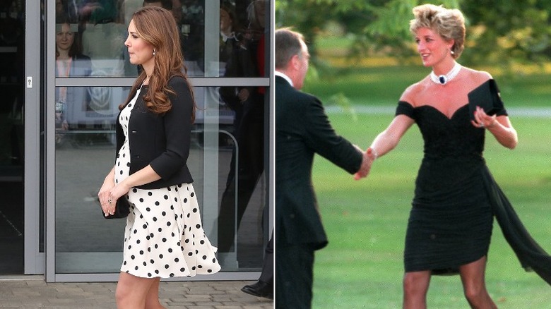 Kate and Diana thigh-length dresses