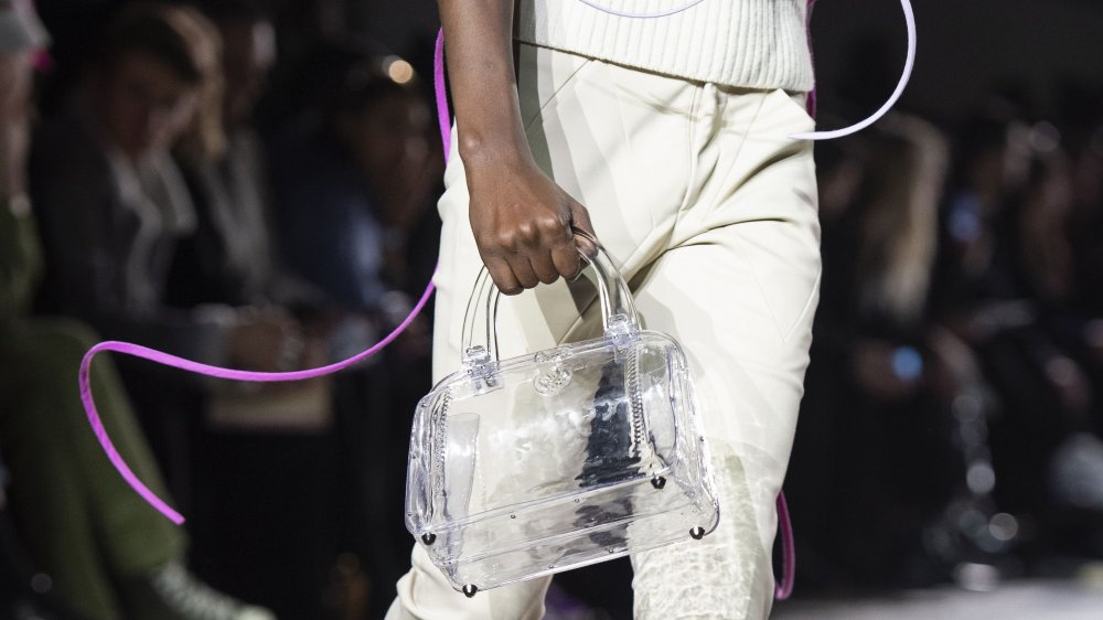 Clear purse fashioned trend