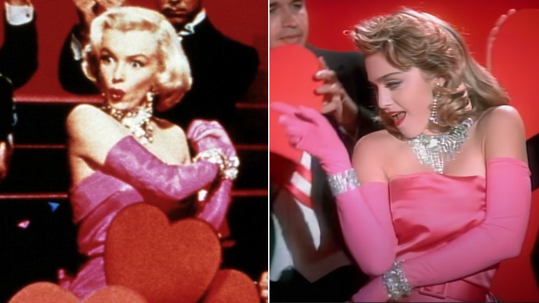 Marilyn Monroe, 1953/ Madonna music video, 1984