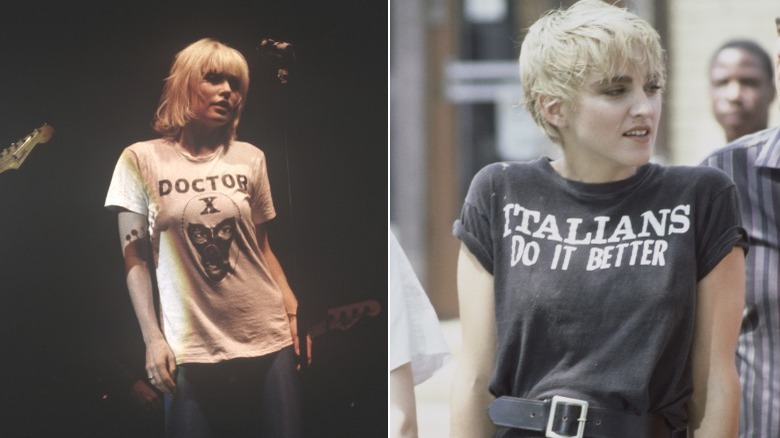 Debbie Harry "Blondie," 1980/Madonna "Papa Don't Preach", 1986