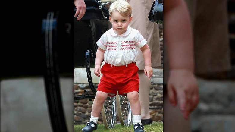 Prince George in classic clothing