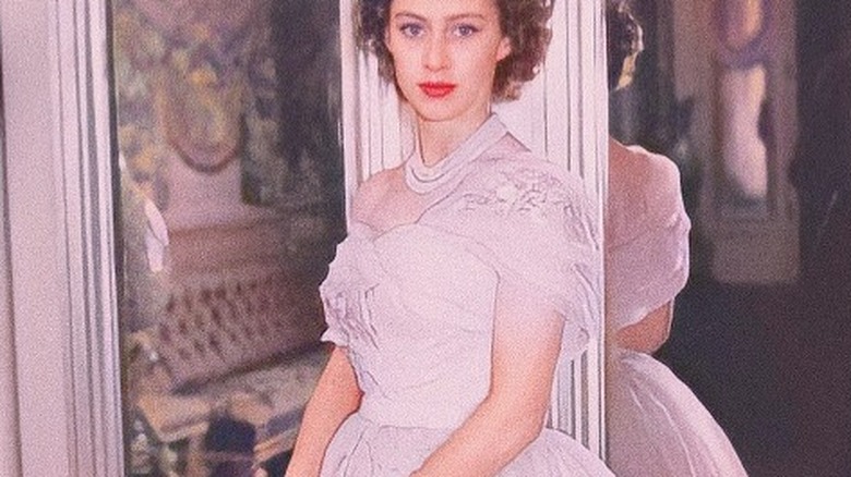 Princess Margaret wearing Dior