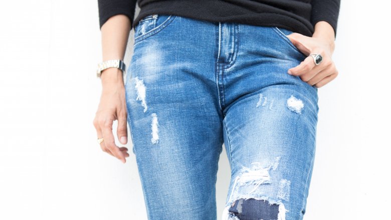 woman's denim jeans