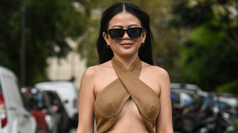 Woman during Paris Fashion Week