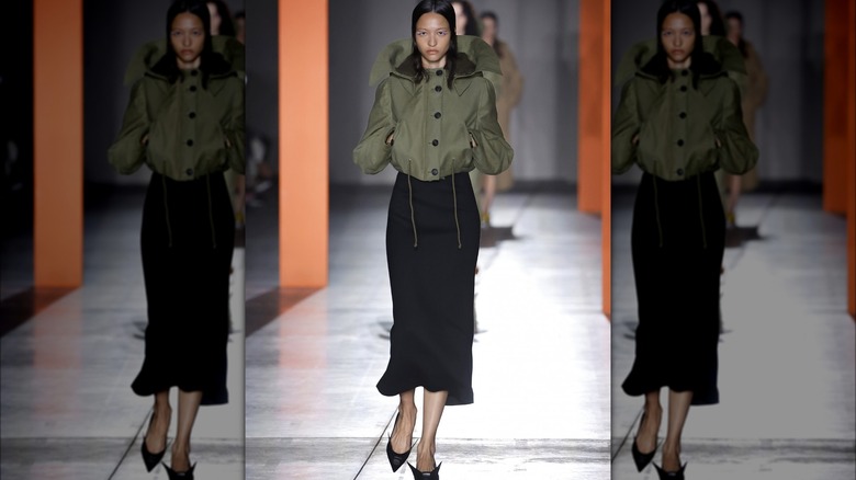 Prada's film noir show in Milan