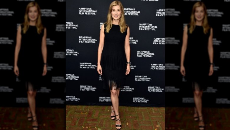 Rosamund Pike in a LBD