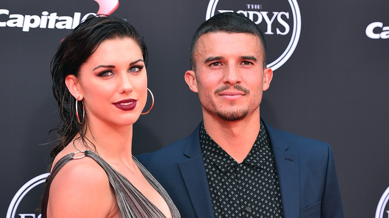 female athlete Alex Morgan and Servando Carrasco