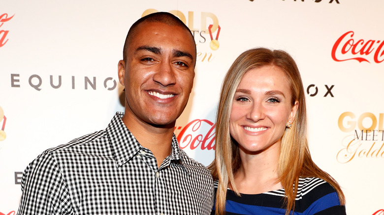 female athlete Ashton Eaton and Brianne Theisen-Eaton