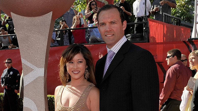 female athlete Kristi Yamaguchi and Brett Hedican