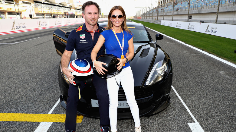 Geri Halliwell and Christian Horner