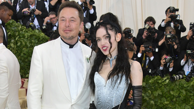 Grimes and Elon Musk