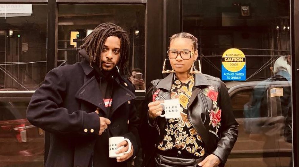 rapper Jean Grae and husband Quelle Chris 