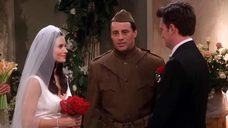 Chandler and Monica's wedding.