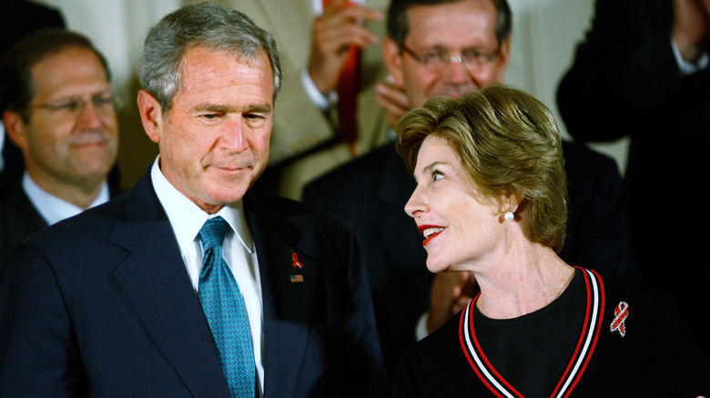 George W. Bush and Laura Bush together