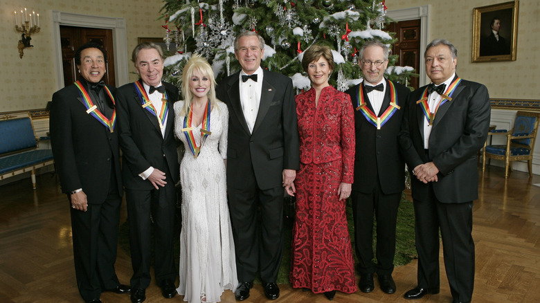 2006 White House Christmas card with George and Laura Bush