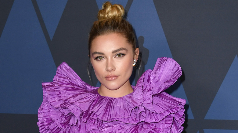 Florence Pugh looking fierce 