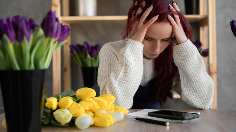 stressed out florist