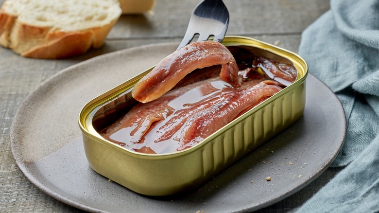 sardines in a tin