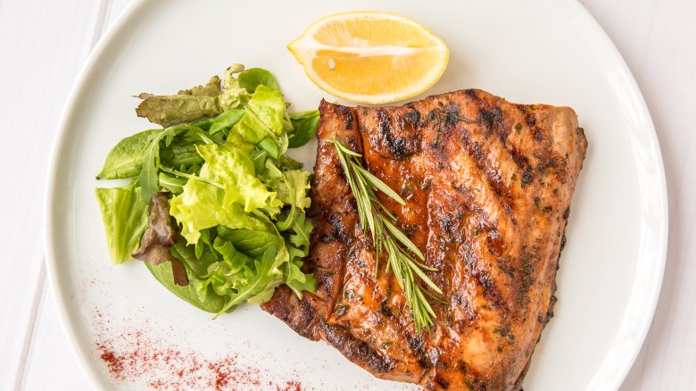 grilled salmon