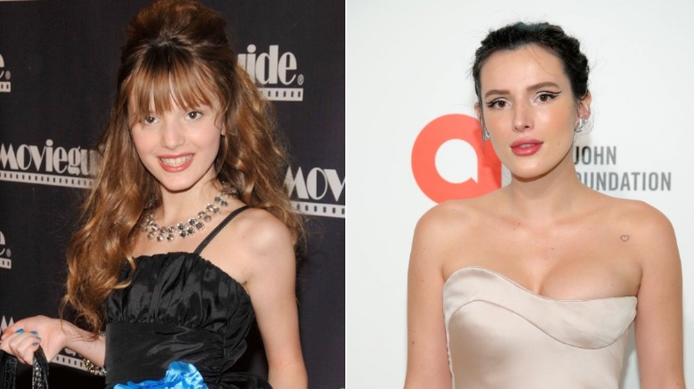 Bella Thorne, then and now