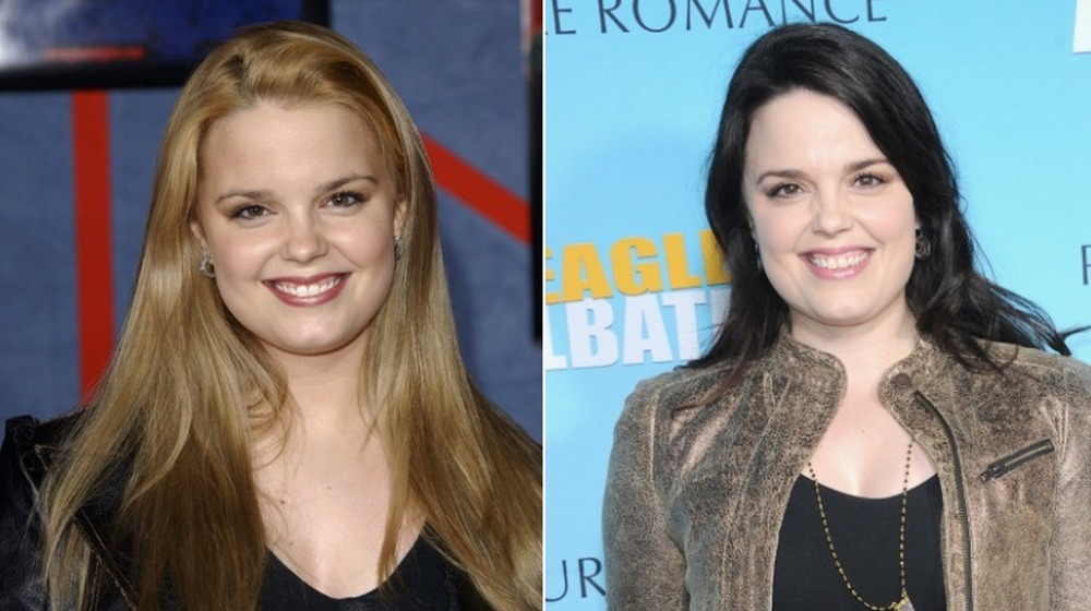 Kimberly J. Brown, then and now