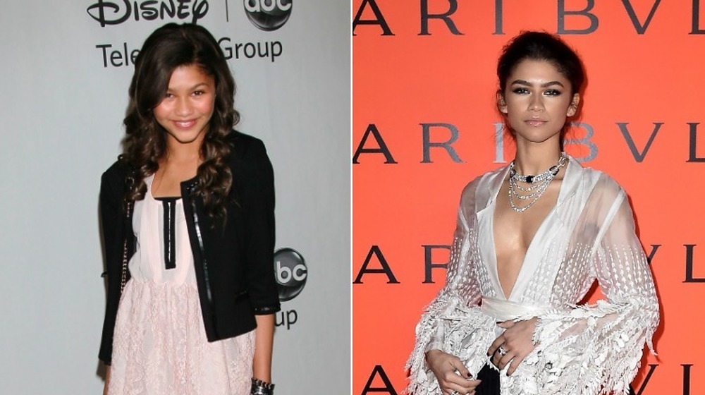 Zendaya, then and now