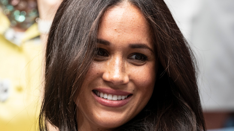 Meghan Markle smiling