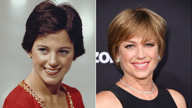 (L) Dorothy Hamill 1975 (R) Dorothy Hamill 2017