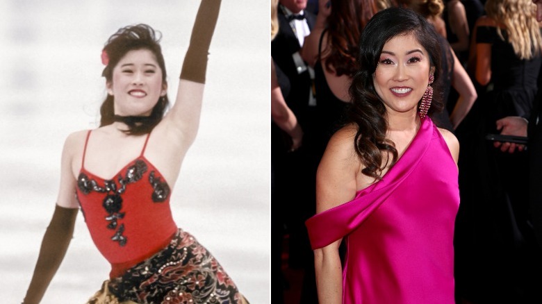 (L) Kristi Yamaguchi 1992 (R) Kristi Yamaguchi 2020