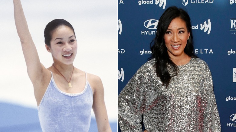 (L) Michelle Kwan 1998 (R) Kwan 2019